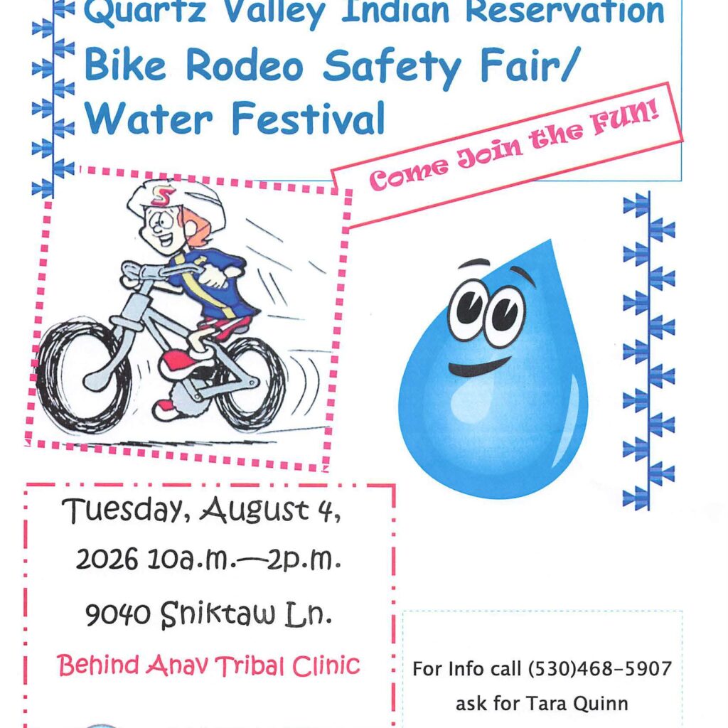 20260728_^Quartz Valley Indian Reservation Bike Rodeo Safety Fai